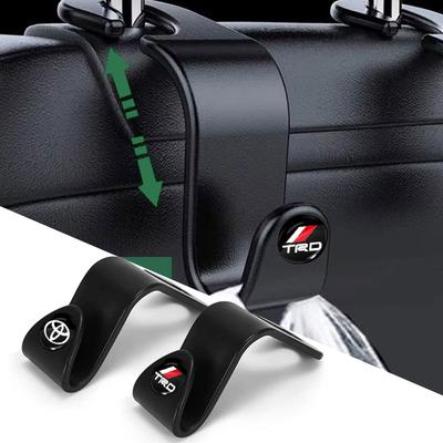 2/4 Bucăți Cârlig Scaun Mașină Umeraș Multifuncțional pentru Depozitare Styling Auto pentru GR TRD Corolla Avensis Yaris Rav4 Hilux Auris Camry Prius