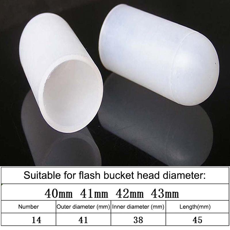 2Pcs Silicone Elastic Flashlight Lampshade For Sp31 Sp35 If22A C8G If25A Sp36 S2 C8 Ea01 Ts21 Q8 14-75Mm Torch