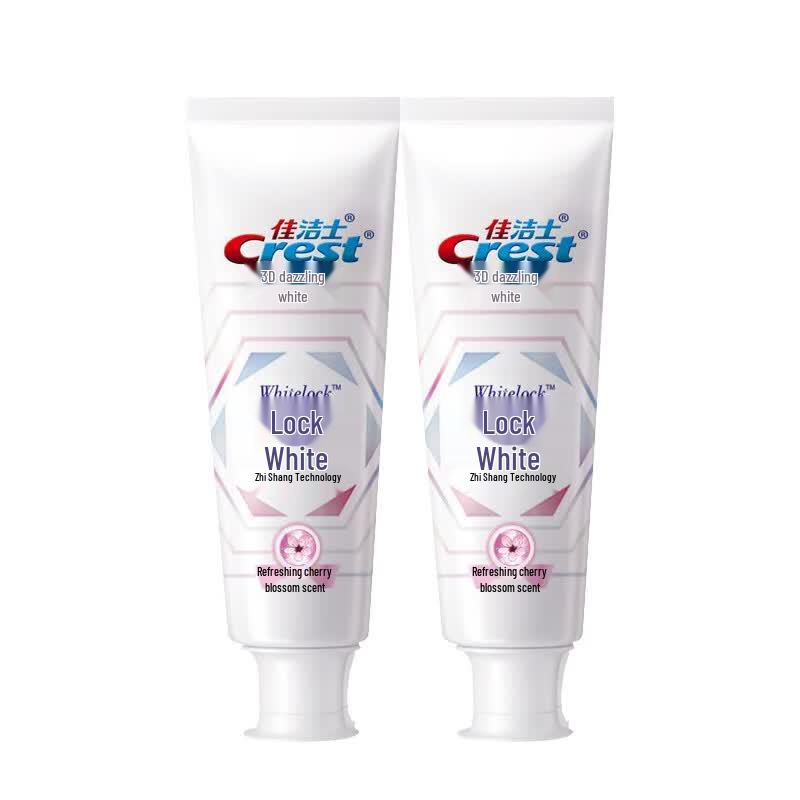 Crest Snow Cherry Dual-Color Whitening Toothpaste