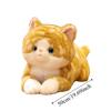 Cuddly Kitten Toys Lying Prone Soft Texture Imitation Lying Cat Toys Cute Lovely Simulation Stuffed Cat Gift Giving