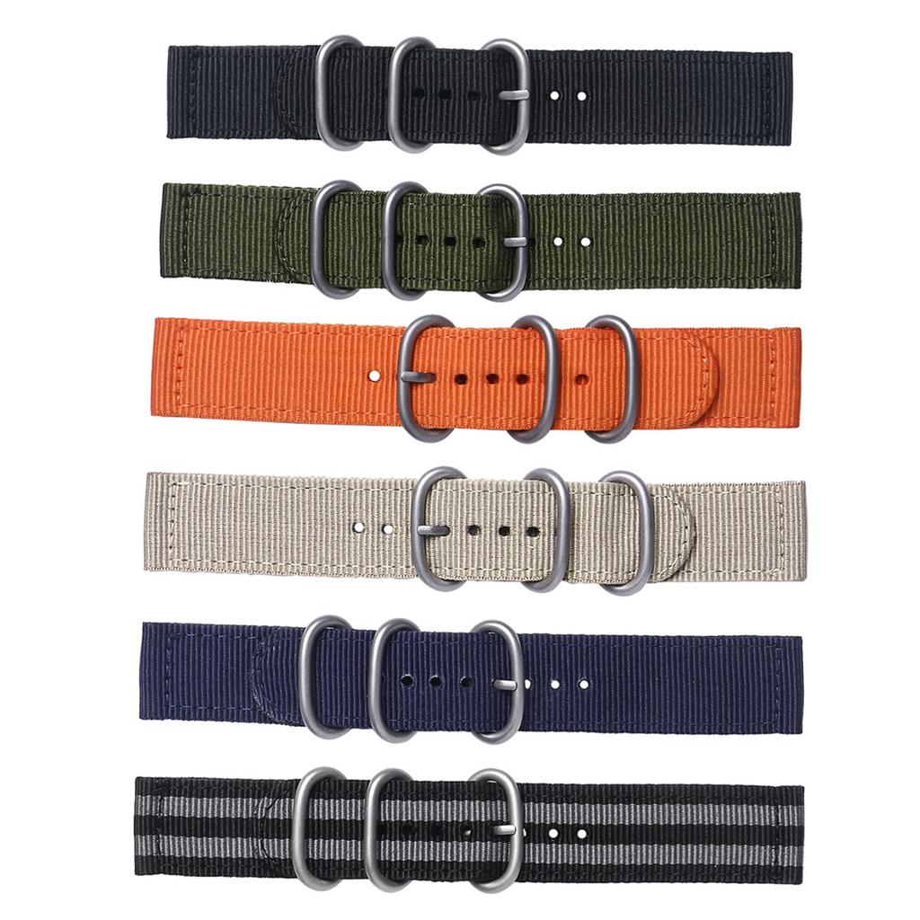 20Mm Nylon Watch Strap High End Look Strong Durability No Scratch No Irritation Perfect Fit Most Watches Khaki Watch Straps