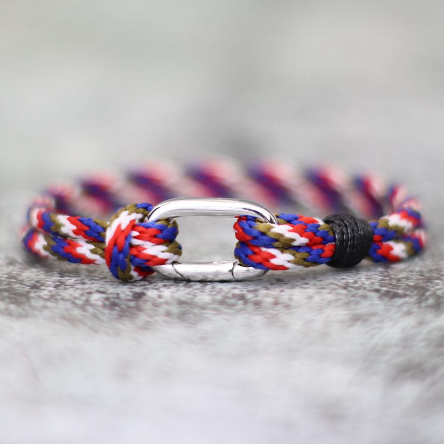 New Marine String Bracelet For Men Handmade Weaven Wrap Braslet Leisure Pulseira Nautical Thread Braclet Gifts For Boyfriend