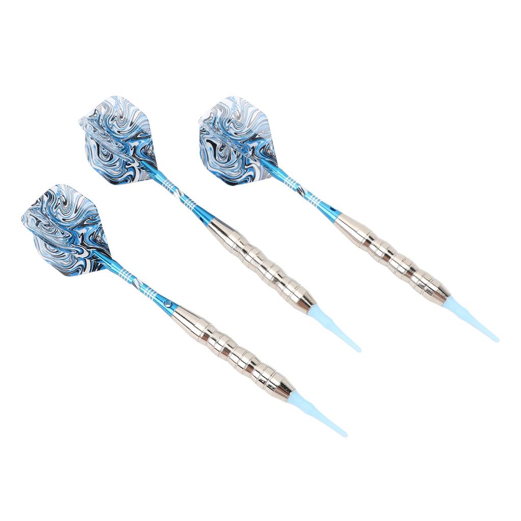 3 STK myk spiss dartsett for darttavle Aluminiumslegering stål PET Profesjonell dart med skaft Flight