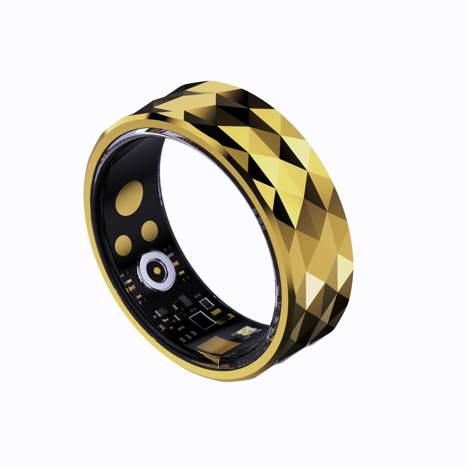 

R12 Smart Ring: Waterproof Health Monitor for Blood Pressure, Oxygen, Sleep, Heart Rate, Steps, and Exercise.