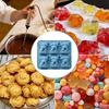 6-Cavity Highland Cow Silicone Ice Mold Animal Shape I Ce Cube Tray Food Grade Easy Release For Whiskey Home Bar Party
