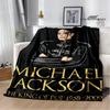 Michael Jackson Retro Druck Decken Picknickdecke Flanelldecke Weiche Gemütliche Decke Reise Decken Bettbezüge Geburtstagsgeschenk
