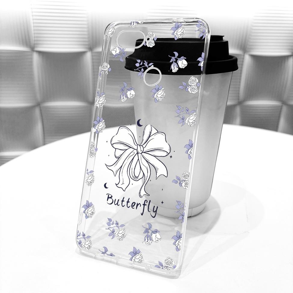 For Oppo A12 Clear Case Aesthetic Luxury Cute Fashion Flowers Funny Painted Casing For Oppo A 12 CPH2083 CPH2077