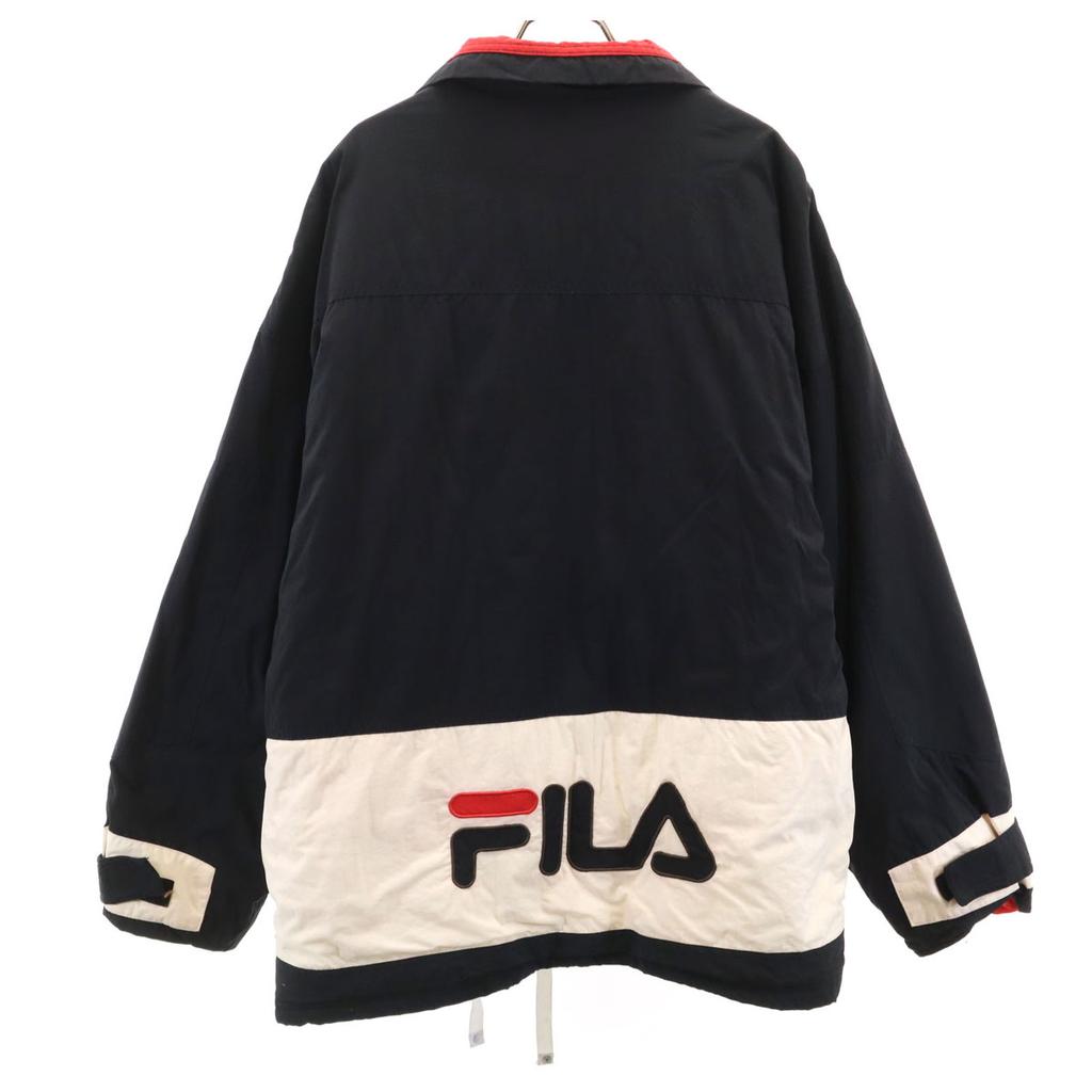 Fila 90s Old Batting Jacket M Navy Men's Used