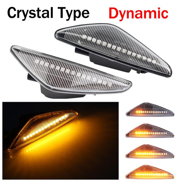 Dynamic Flowing LED Side Marker Turn Signal Light For BMW X5 E70 X6 E71 E72 X3 F25 Sequential Lamp Blinker