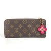 Louis Vuitton M64201 Monogram flower Portefeuille Clemence Zippy Wallet