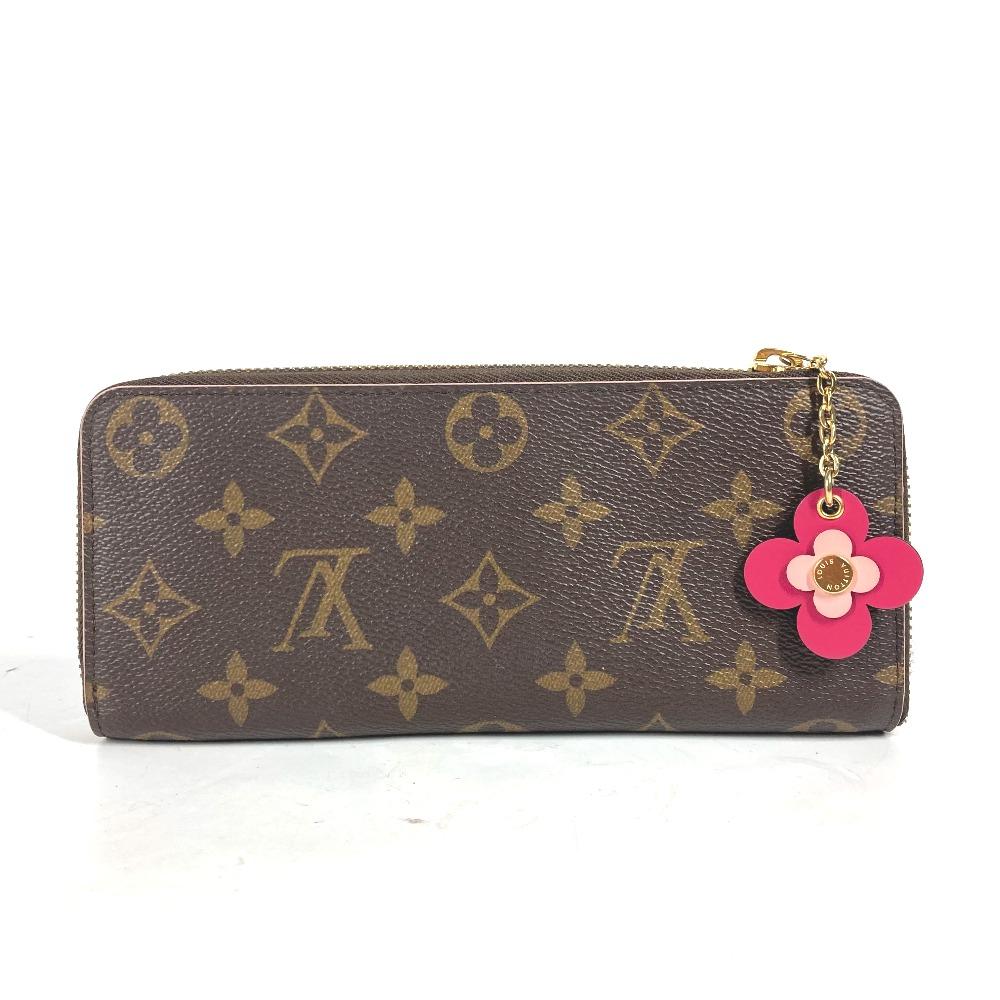 Louis Vuitton M64201 Monogram flower Portefeuille Clemence Zippy Wallet