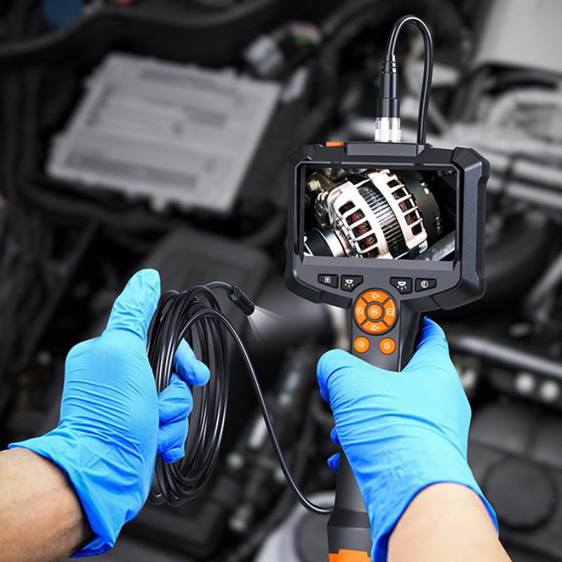 4.3-inch IPS Screen Handheld Industrial Endoscope Portable High-definition Automotive Inspection Instrument Pipeline Camera