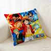 Federa Cuscino One Piece Stampa Personaggio Preferito Fan Anime Federa Decorativa per Camera da Letto Soggiorno e Appassionati di Anime