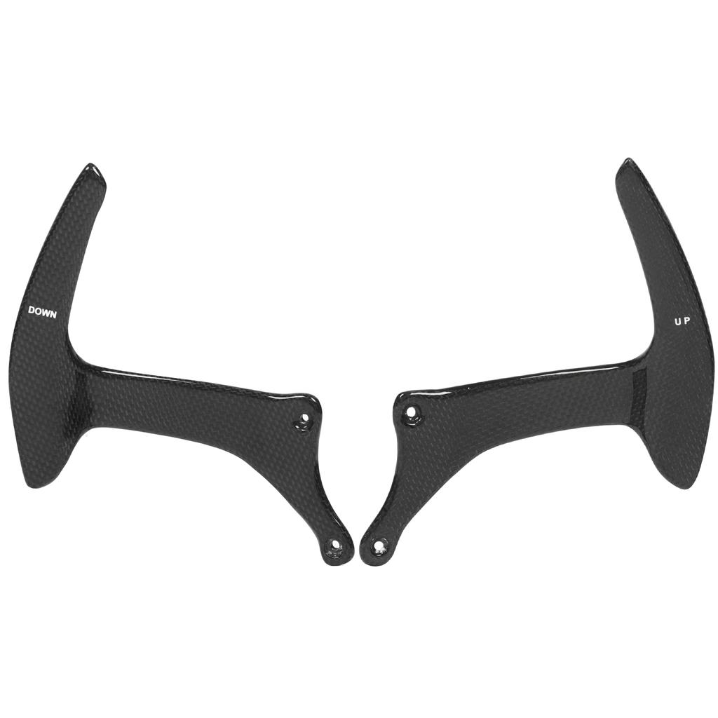 Prepreg Dry Carbon Fiber Paddle Shifters Plain Weave Replacement for Ferrari F430 458 Italia Spider Speciale F12