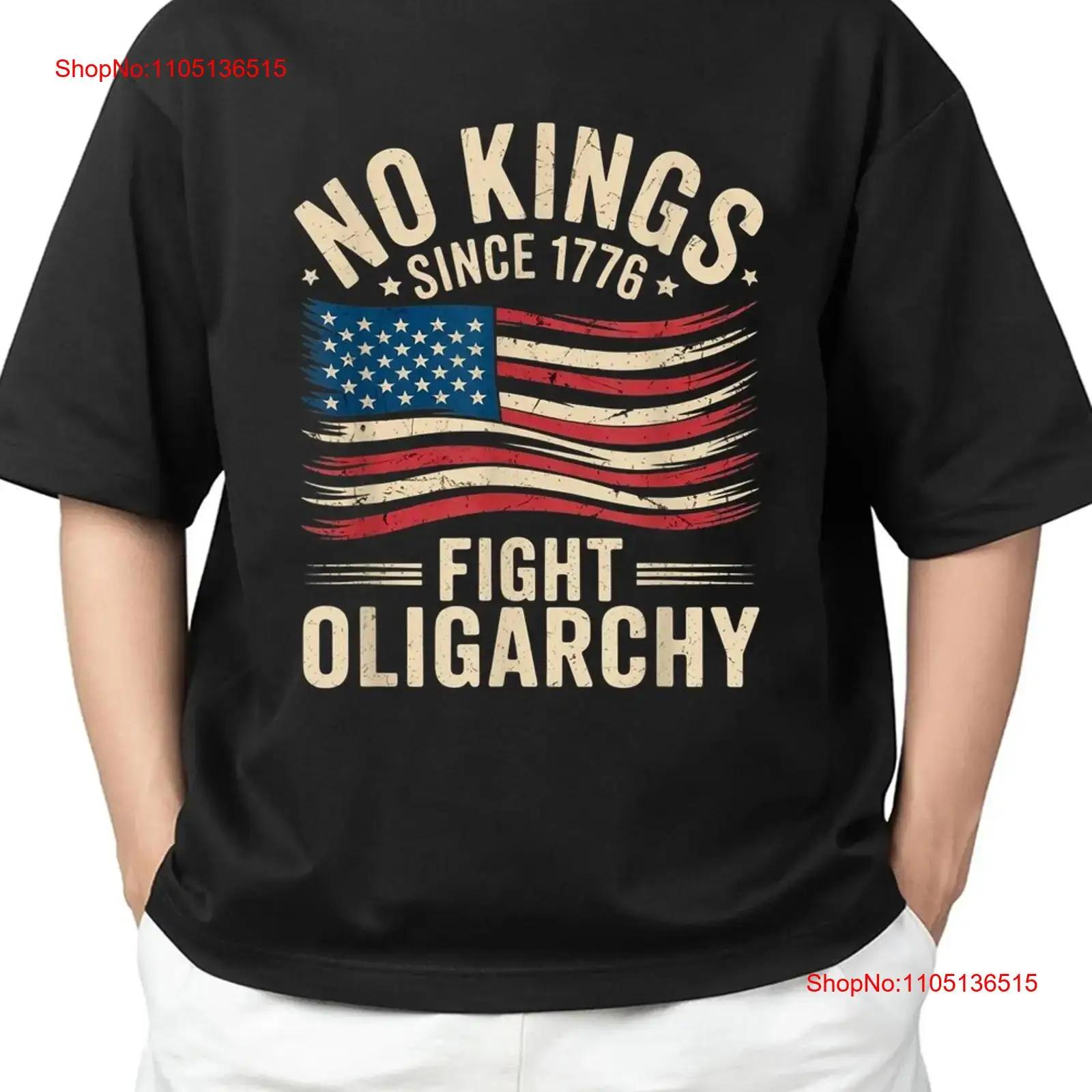 

1776 fight oligarchy patriotic tee T Shirt Chill Everyday Style S 4XL vintage Washed designer clothes homme graphic Comfortable S разноцветный