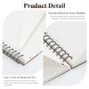 Marker Pad Drawing Sketch Paper 100 Sheets 50 Pages Mixed Media 130GSM Bleedproof SpiralBound Art Sketchbook for Alcohol Acryli