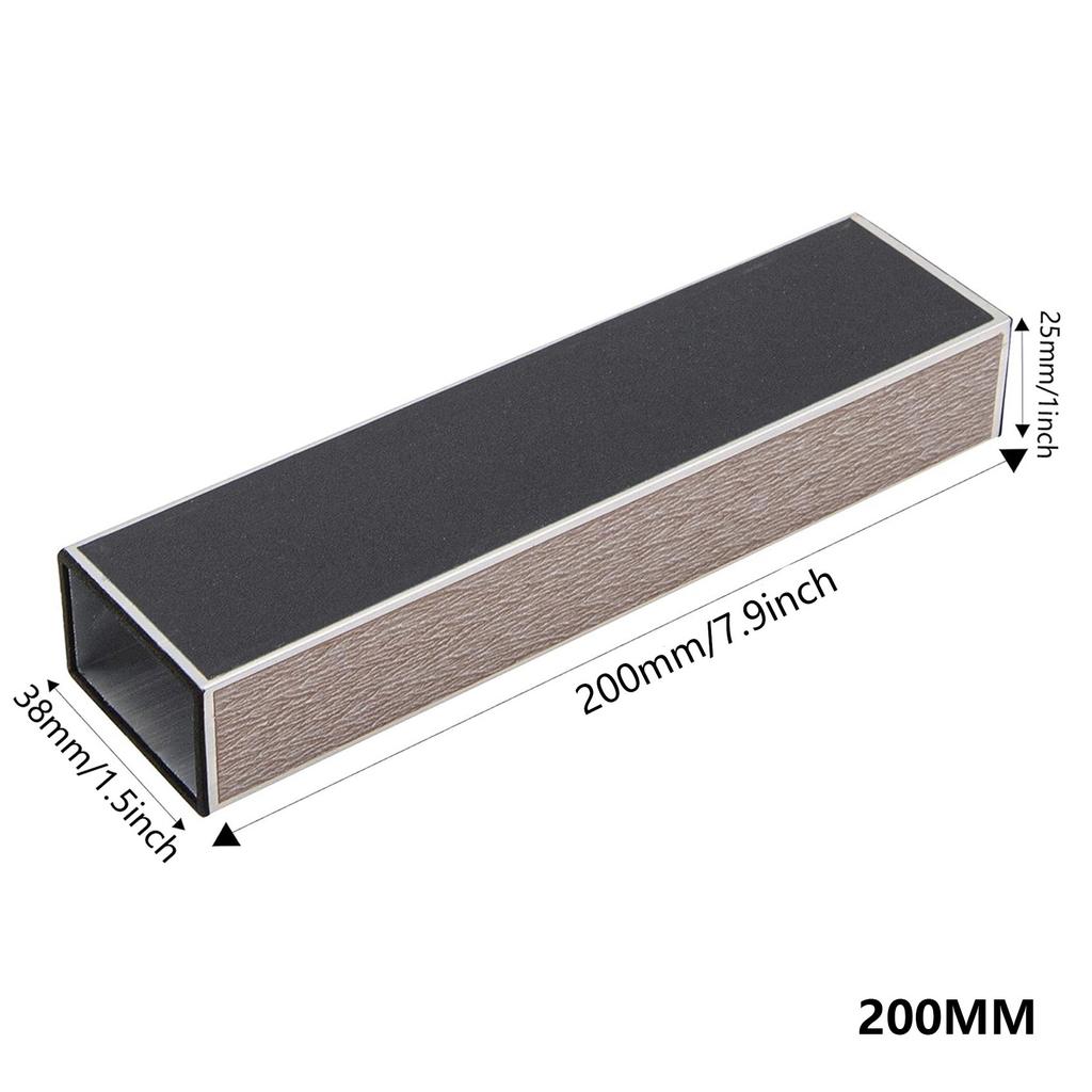 Guitar Bass Fret Polishing Tool Fingerboard Leveling File Aluminum Alloy Leveling Bar for Fret Buzz Repair Local Grinding