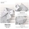 Girls' Bow Mid-Calf Cotton Socks - Cute Solid Colors for Spring & Autumn
