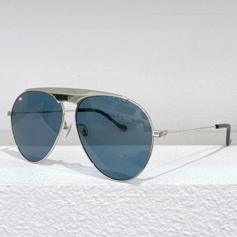 Classic Punk Pilot Sunglasses Women Men Luxury Designer Vintage Big Frame Metal UV400 Sun Glasses