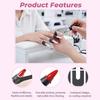 100Pcs Reusable Nail Polish Stickers U-Shape Anti-Overflow Tape  Manicure Tool