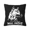 Custom Malinois Dog Luxury Throw Pillow Cover Decoration Belgian Shepherd Mechelaar Chair Cushion