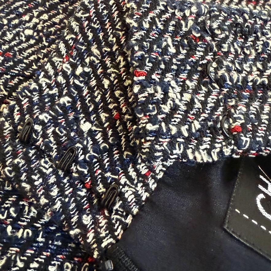 CHANEL P37783V27256 tweed COCO Mark Rayon skirt multicolor Rayon Used