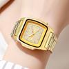 Men Business WatchStainless Steel Wristwatches Square Clock Quartz Watches