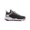 Li Ning Kids Pioneer Ling I TD Synthetic Leather Comfortable Shock Absorption Low Top Basketball Shoes Kids basketball shoes Black Red YKBU128-3