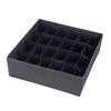 Foldable Underwear & Socks Storage Box with Dividers - Wardrobe Organizer for Bras and Panties.
