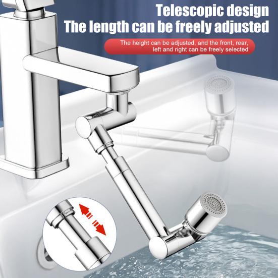 1/2Pcs Faucet Sink Extender Heavy Duty Swivel Aerator Rotating Faucet Extension