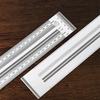 High Precision T Type Woodworking Scribing Ruler Stainless Steel Hole Line Gauge Portable for Outdoor Woodworking Jobs
