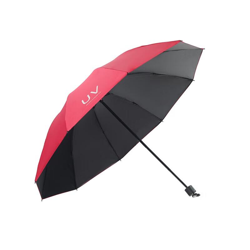 Hongye Reinforced 10-Rib UV Protection Sun & Rain Umbrella