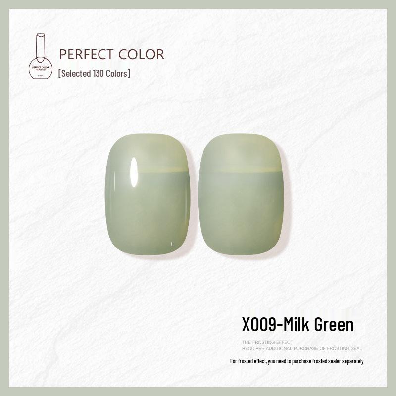 Nail Gel Polish: 130 New Nude & Bright Colors - Ice Translucent, Phototherapy, Glitter, Cat Eye Finish