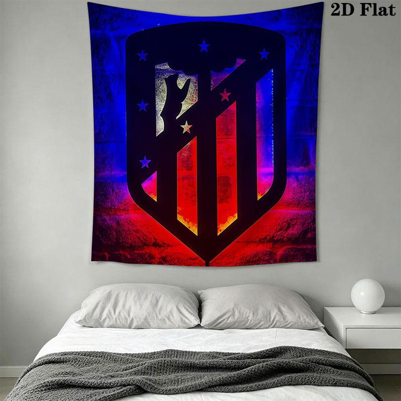 Atleti I Wall Hanging Printed Fabric Blanket Decorative Tapestries for Bedroom Living Room Home Decor
