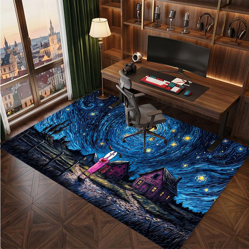 Courage the Cowardly Dog Rug Soft Thick Non Slip Floor Carpet for Bedroom Living Room Home Decor