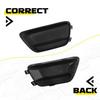 Black Front Left Fog Light Lamp Cover Trim For Chevrolet Colorado 2015- LH