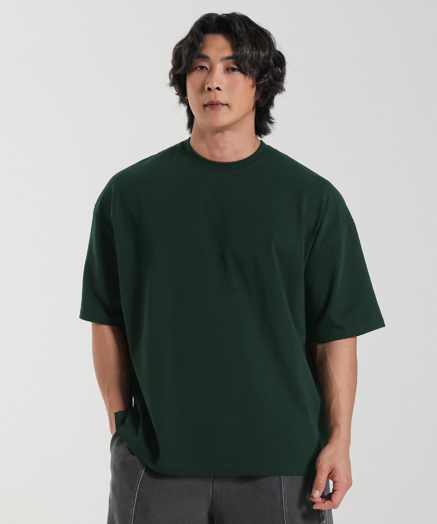Moldeun [2Pack] Standard Loose Fit Plain T-Shirt