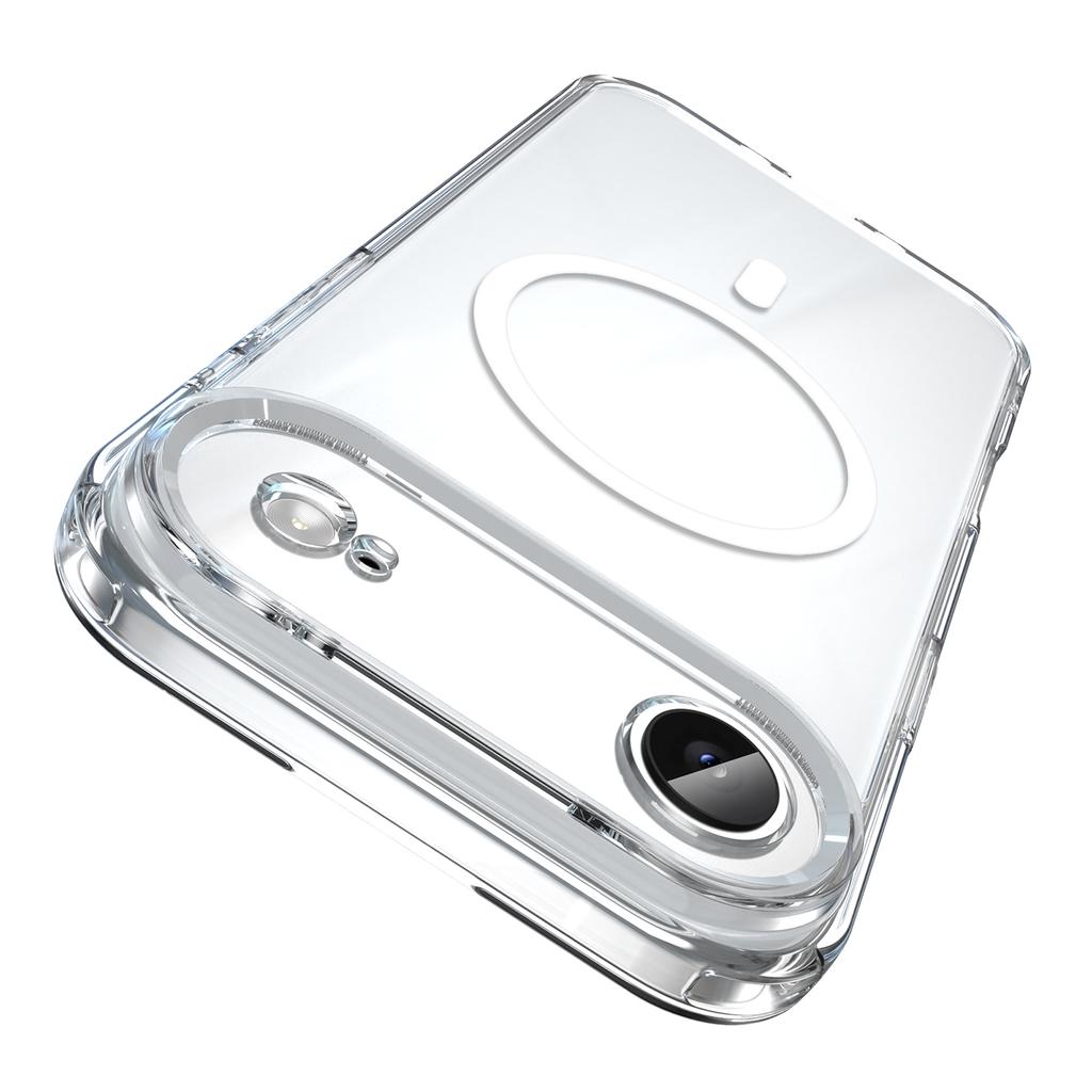 For iPhone Air Phone Case, Magnetic Shockproof Transparent Cover for iPhone Air