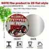 Vintage McCormick Farmall Tractor Metal Tin Wall Sign Rustic Home Kitchen Garden Decor