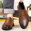 Fashion 2025 New Designer Fashion Non-slip Soft Leather Shoes for Men Solid Color Spring Autumn Causal Dress Shoes Man