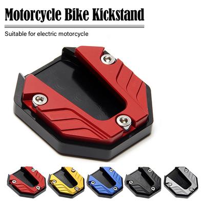Anti-skid Universal Scooter Motorcycle Bike Kickstand Extender Foot Side Stand Extension Foot Pad Support Plate Enlarged Base