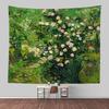 Van Gogh Flowers Tapestry Artistic Wall Hanging For Bedroom Decor Flat print design