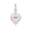 Original Copper Heart-Shaped Flower Butterfly Animal Pendant Rubik'S Cube Bead Fit Diy Exquisite Jewelry Women Gift