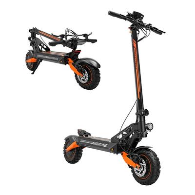 IScooter W12 11 İnç Arazi Çift Motorlu Elektrikli Scooter 3000W 25Ah Maksimum Menzil 100KM, Maksimum Hız 70 km/s Her Araziye Uygun Elektrikli Scooter