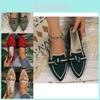 Comfortable Lightweight Women's Slip-on Bow Tie Loafers With Breathable Design For Spring And Summer Fashion