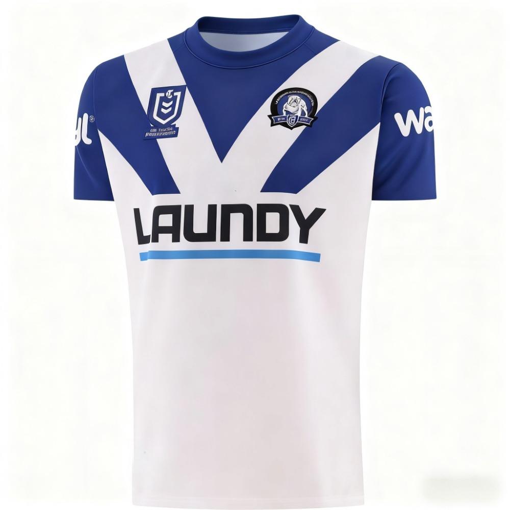 Summer Men s Bestseller Canterbury-Bankstown Bulldogs Rugby Training T-shirt, A Breathable Sports Top for Both Men and Women S