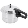 Aluminum Pressure Cooker with Steaming Plate Small Pressure Cooker Household Stovetop Pressure Canner for Gas & Induction Stove
