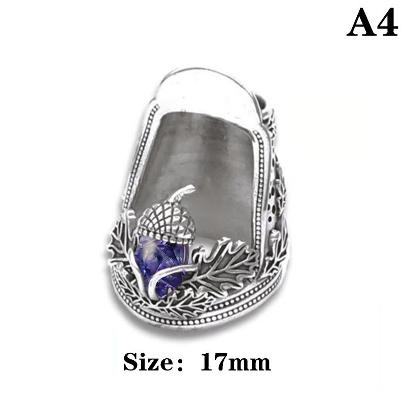 

Открытый наперсток-желудь для ногтя, наперстки для ручного шитья, квилтинга, защита для пальца, металлический наперсток-щиток для большого пальца, инструмент для шитья своими руками