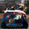 New Movie Riverdale Bedding Set Teens Boys Duvet Cover Set with Pillow Cover Comforter Set Single Queen King Full Size Bed Linen