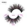 3 Pairs High Quality Strip Lashes Handmade Natural for Fluffy Mink Lashes Custom Logo Box Packaging